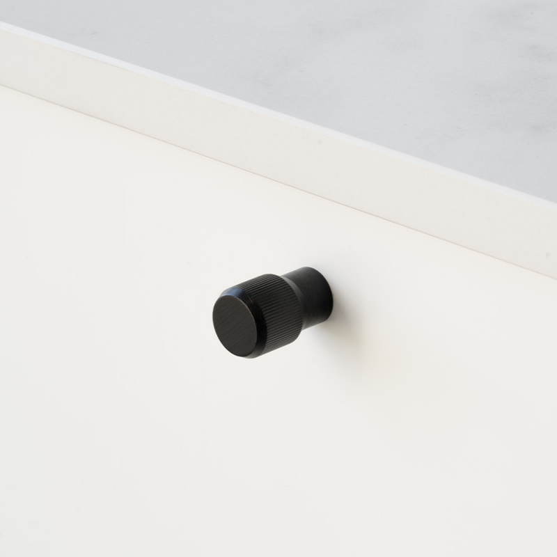 Knob Brooklyn - Brushed black
