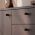 Knob Brooklyn - Brushed black Knob Brooklyn - Brushed black