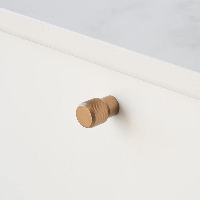 Knob Brooklyn - Dark brushed brass