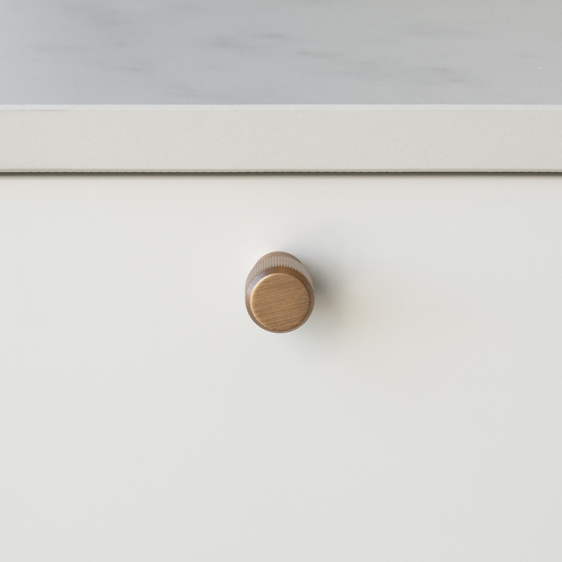 Knob Brooklyn - Dark brushed brass
