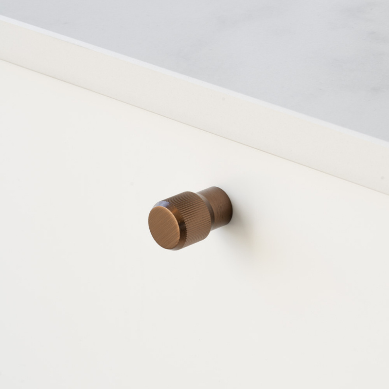 Knob Brooklyn - Brushed bronze