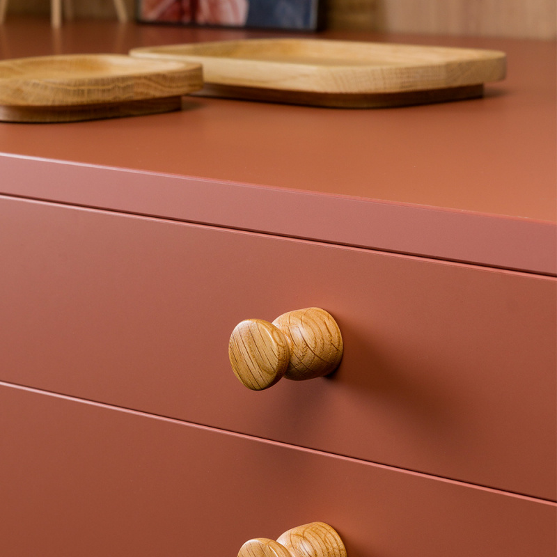 Knob Piece - 25mm - Oak