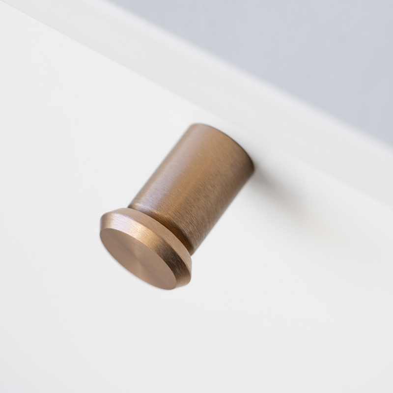 Knob Fase - 23mm - Dark brushed brass