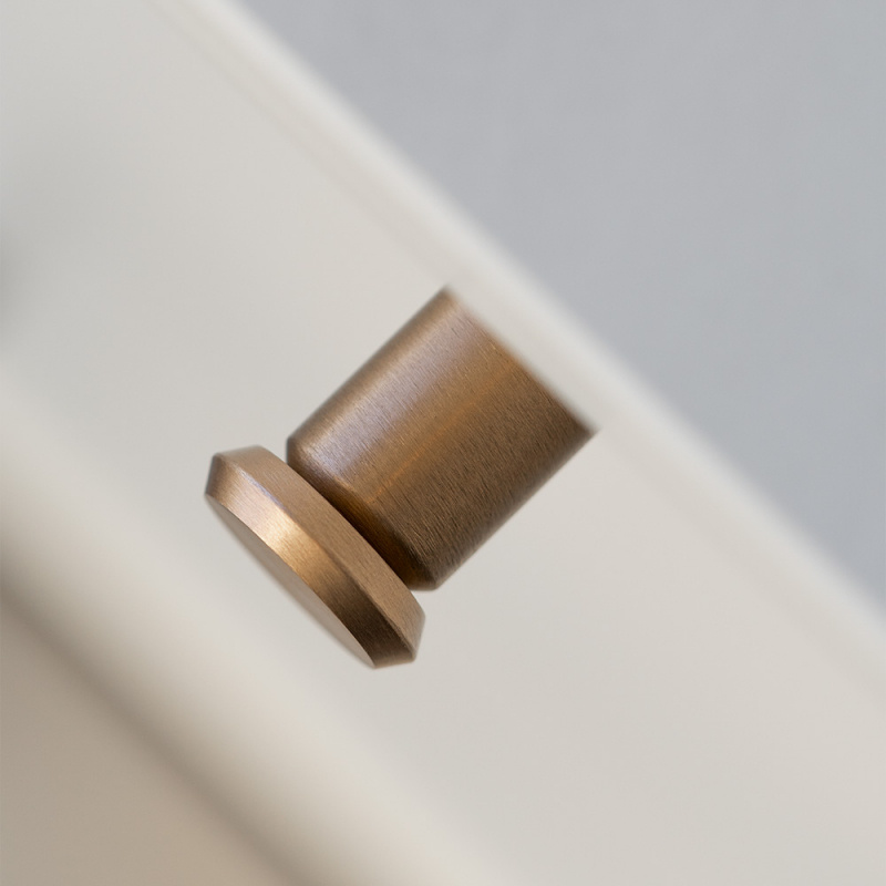 Knob Fase - 23mm - Dark brushed brass