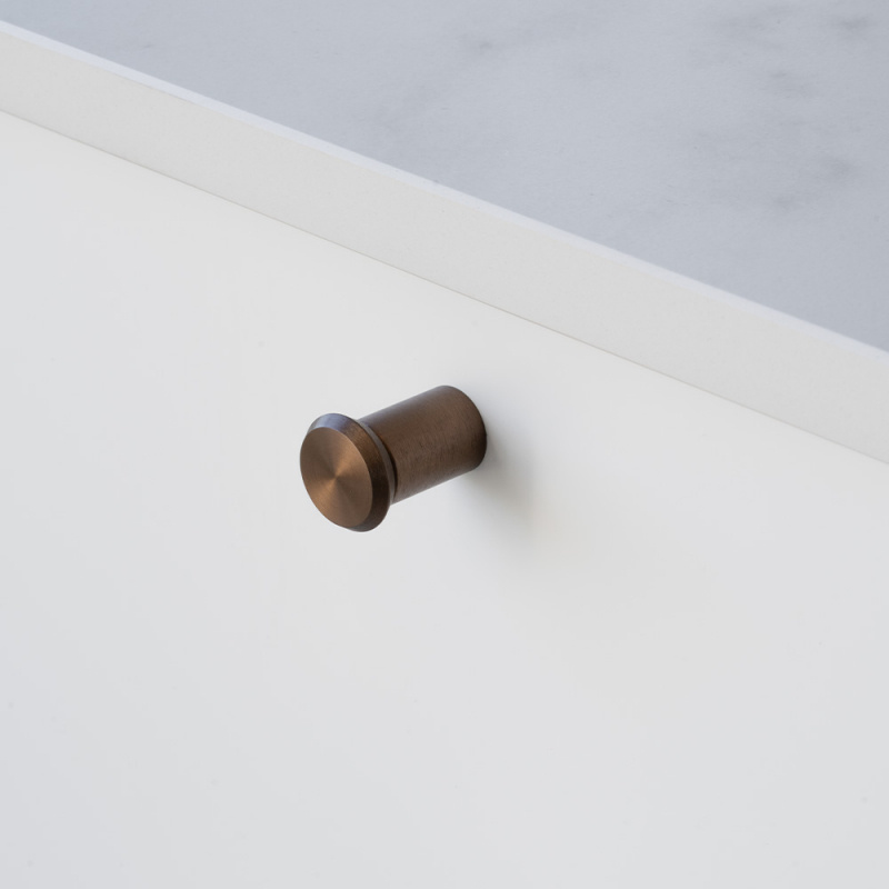 Knob Fase - 23mm - Brushed bronze
