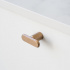 Knob T Face - Dark brushed brass Knob T Face - Dark brushed brass
