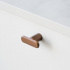 Knob T Face - Brushed bronze Knob T Face - Brushed bronze