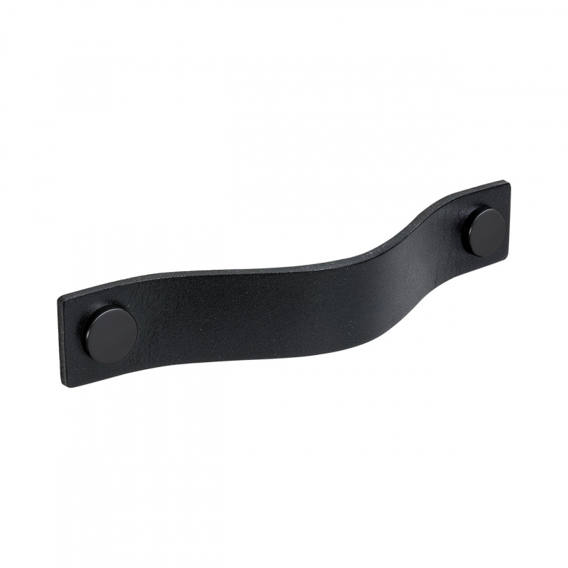 Handle Loop - 128mm - Black leather/black