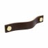 Handle Loop - 128mm - Brown leather/polished brass