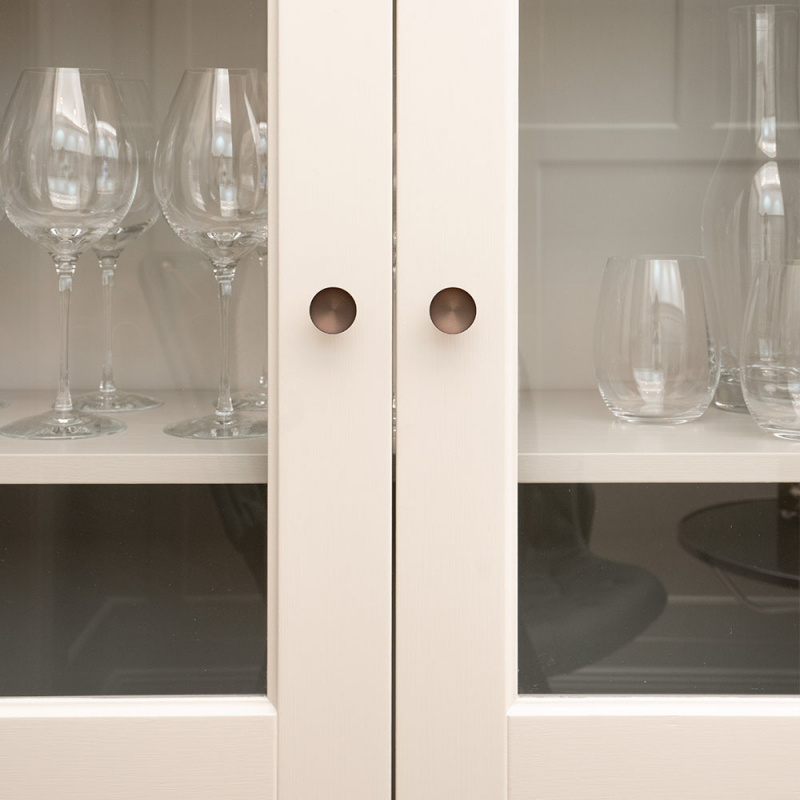 Knob Sture – 28mm - Burnished brass