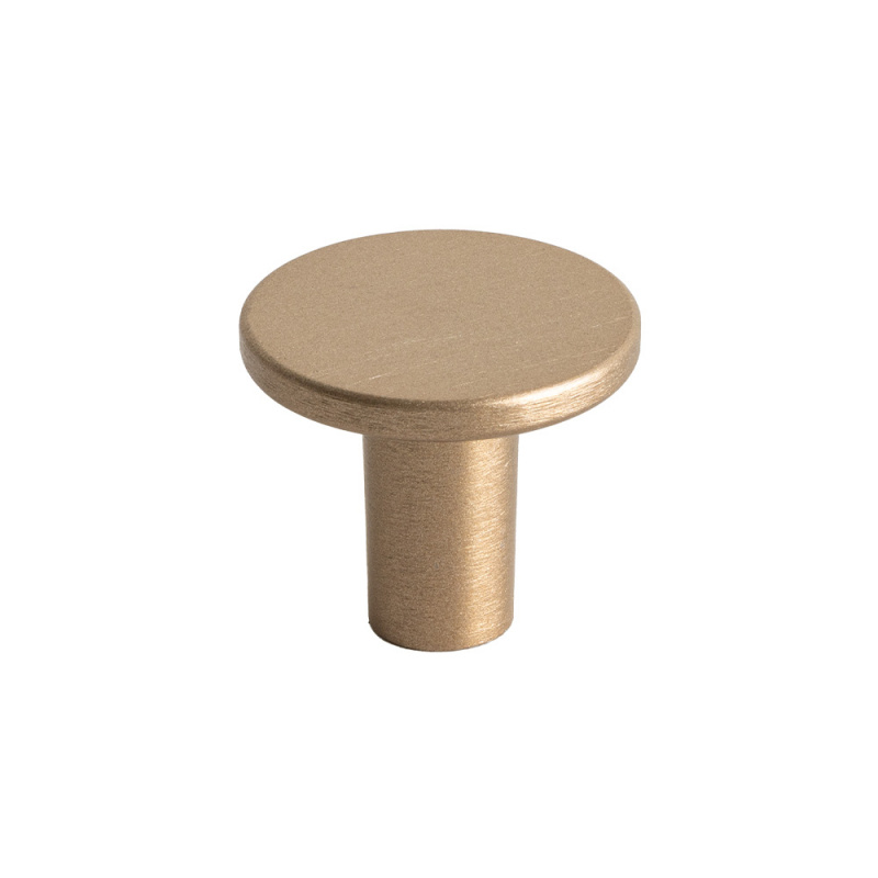 Knob Lund - 25mm - Brushed light gold