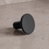 Knob Lund - 25mm - Matte black Knob Lund - 25mm - Matte black
