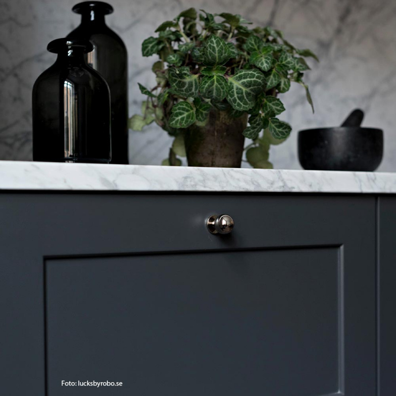 Knob Soliden - 25mm - Nickel Plated