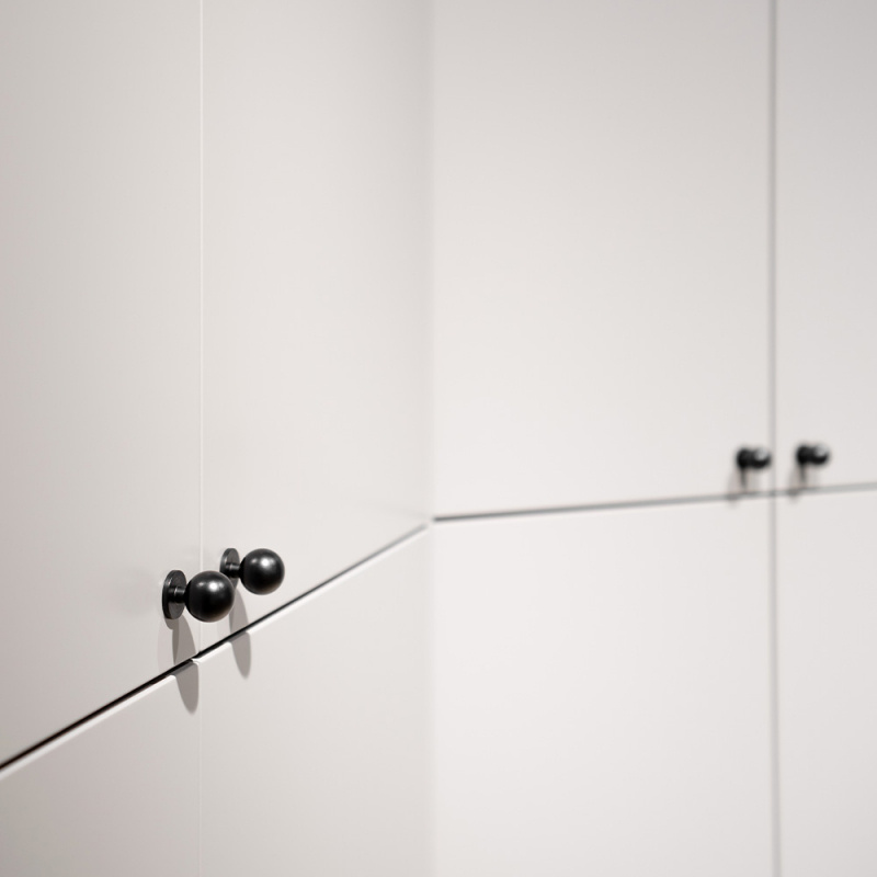 Knob Solliden - 25mm - Matt black