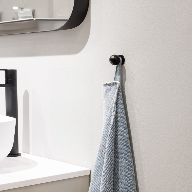 Knob Solliden - 25mm - Matt black