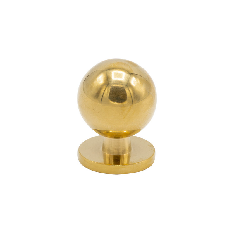 Cabinet Knob Solliden - 25mm - Polished Untreated Brass