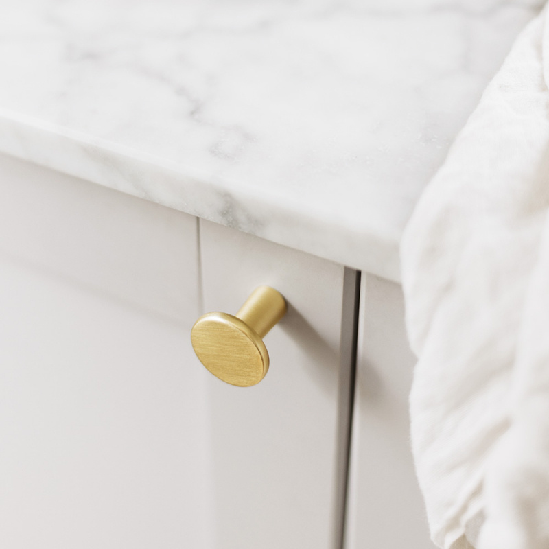 Knob Bob – Ø28mm – Brushed brass