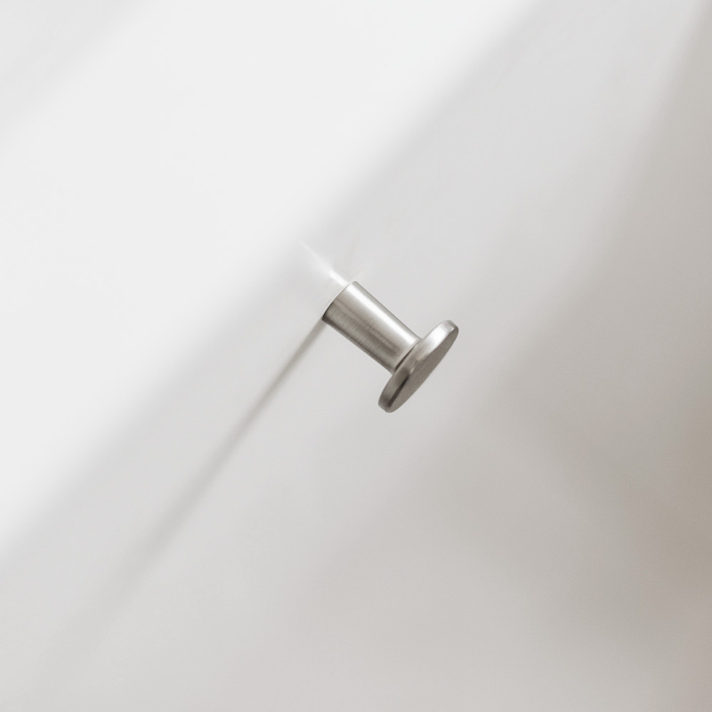 Knob Bob – Ø28mm – Stainless steel look