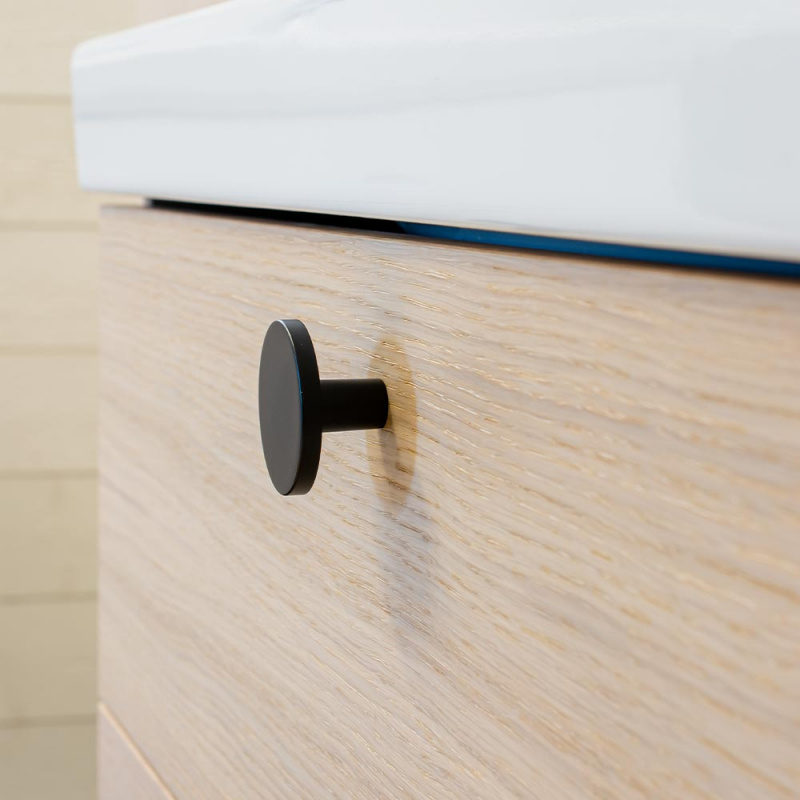 Knob Como Big Matte Black