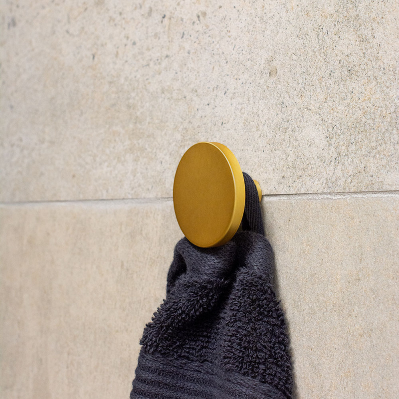 Hook Cromo Big - 41mm - Brushed brass