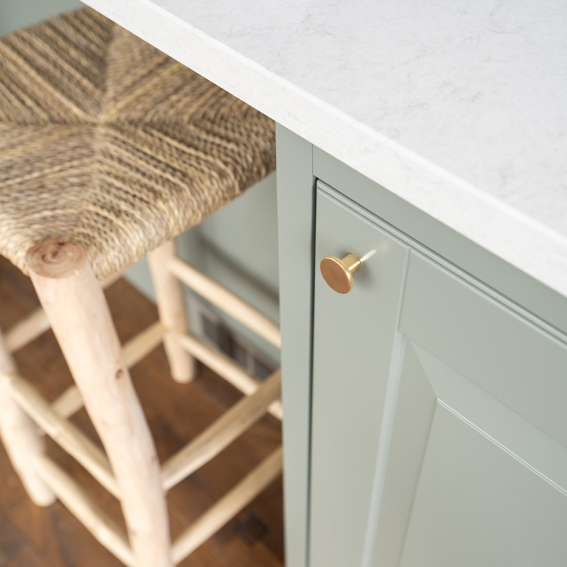 Knob Como - 26mm - Polished Brass