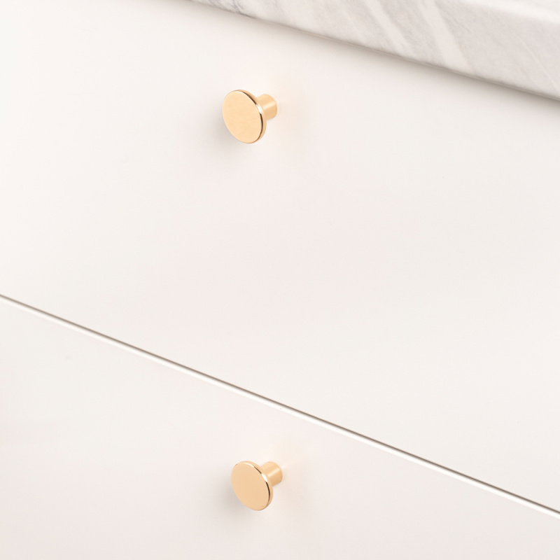 Knob Como - 26mm - Polished Brass