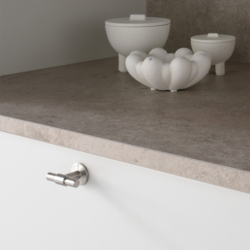 Knob T Uniform - Brushed stainless