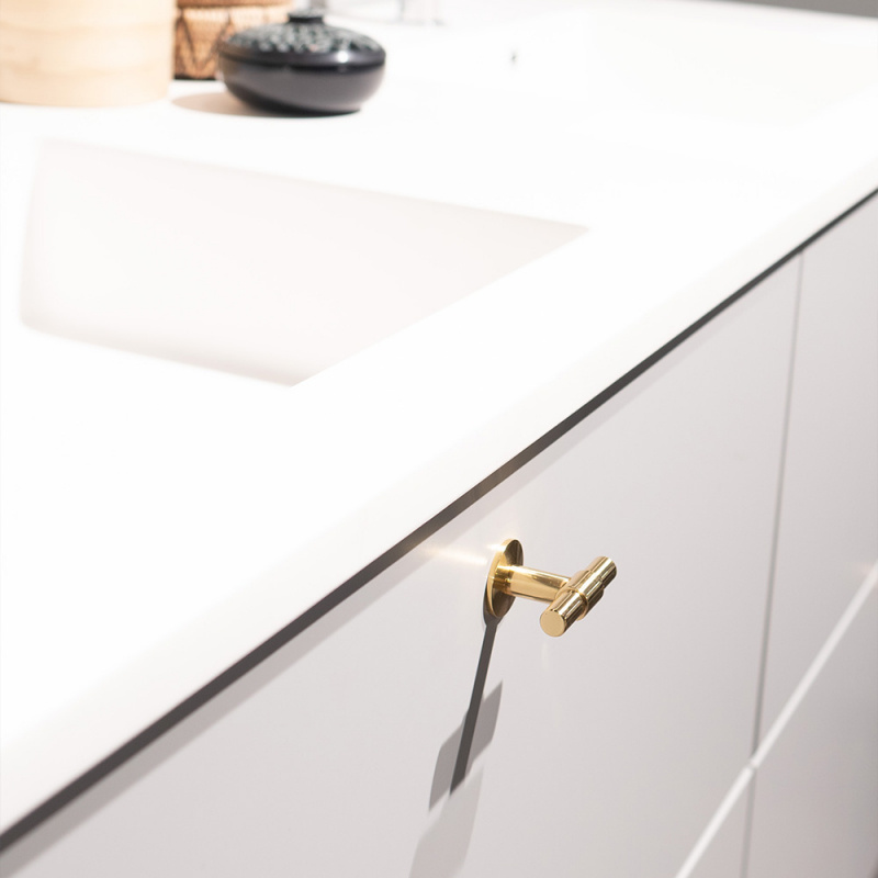 Knob T Uniform - Brass