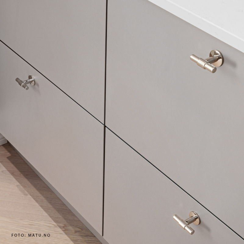 Knob T Uniform - Nickel Plated