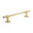 Handle Uniform - 128mm - Brushed untreated brass