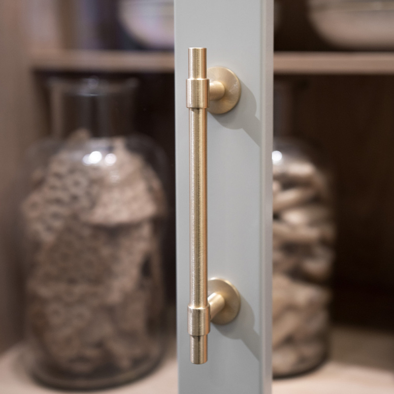 Handle Uniform - 128mm - Brushed untreated brass