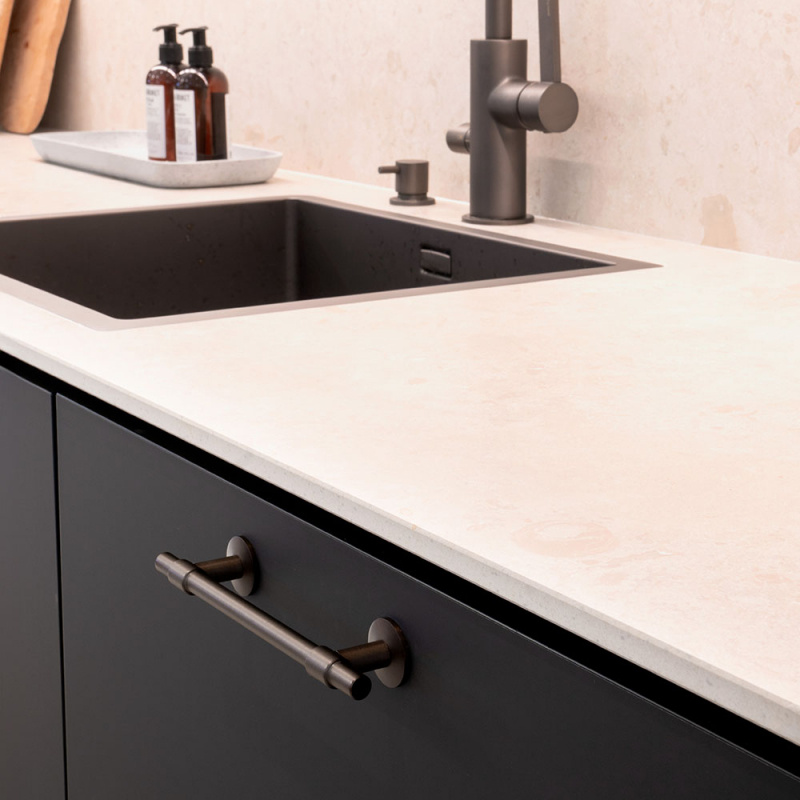 Handle Uniform - 128mm - Burnished brass