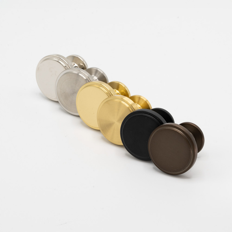 Knob Uno - 30mm - Burnished brass