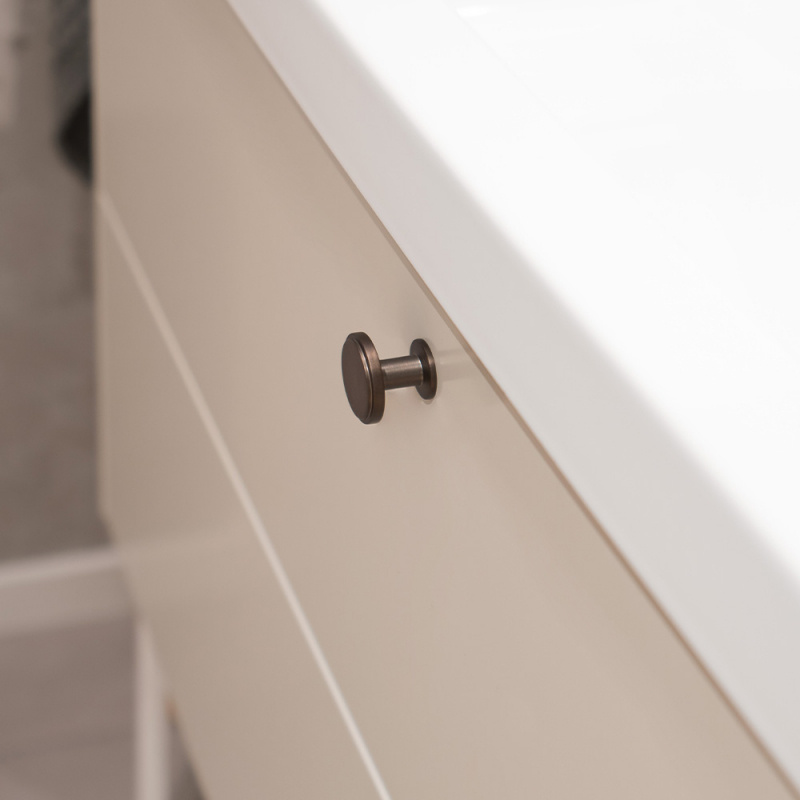 Knob Uno - 30mm - Burnished brass