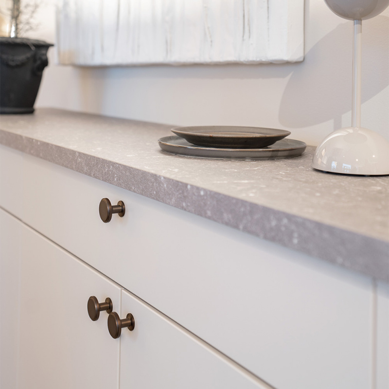 Knob Uno - 30mm - Burnished brass