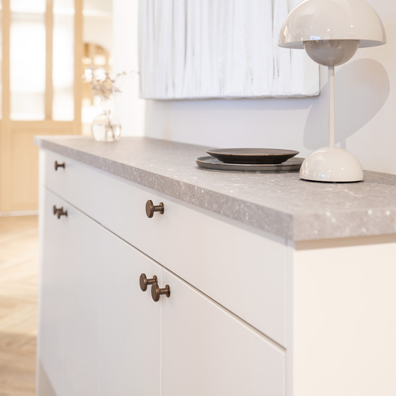 Knob Uno - 30mm - Burnished brass