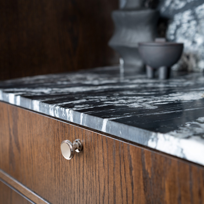 Knob Uno - 30mm - Nickel Plated