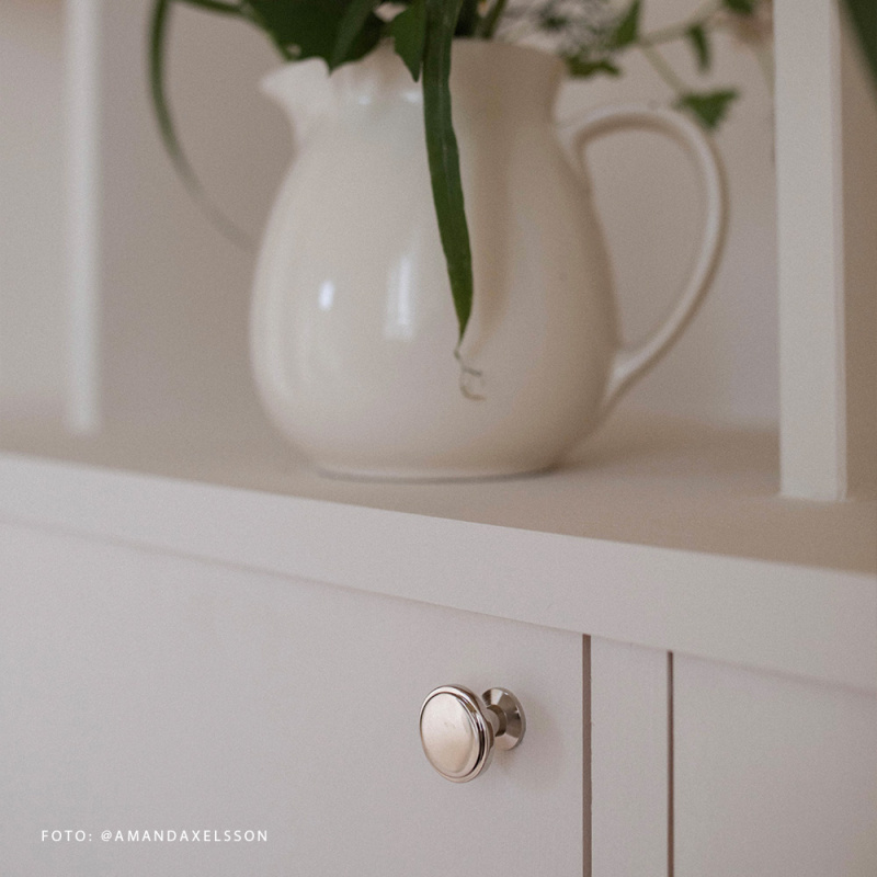 Knob Uno - 30mm - Nickel Plated