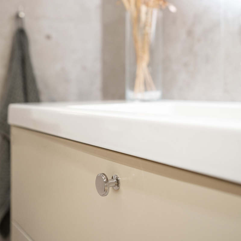 Knob Uno - 30mm - Nickel Plated