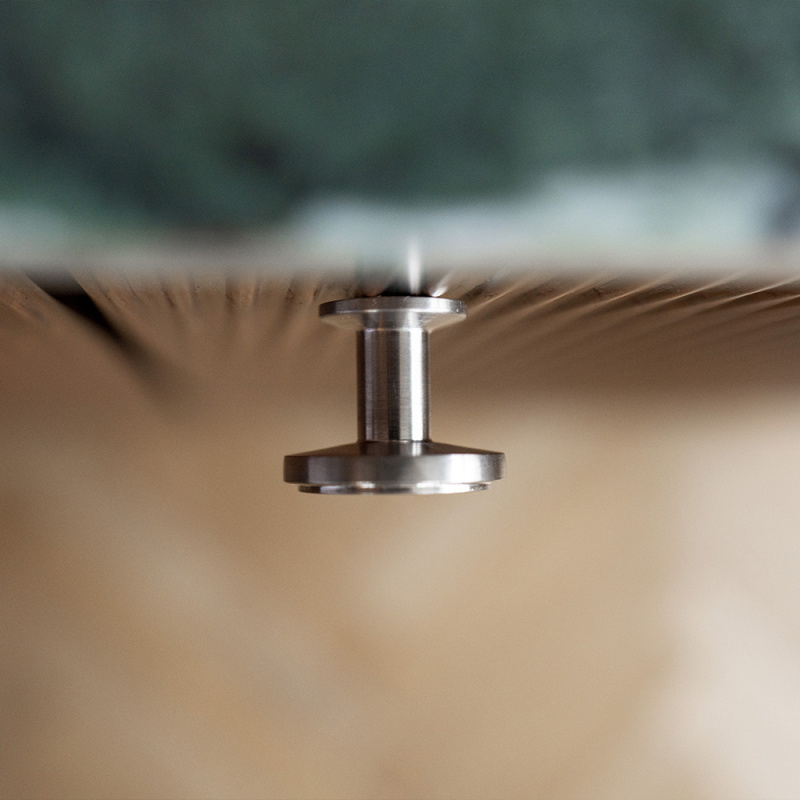 Knob Uno - 30mm - Brushed stainless