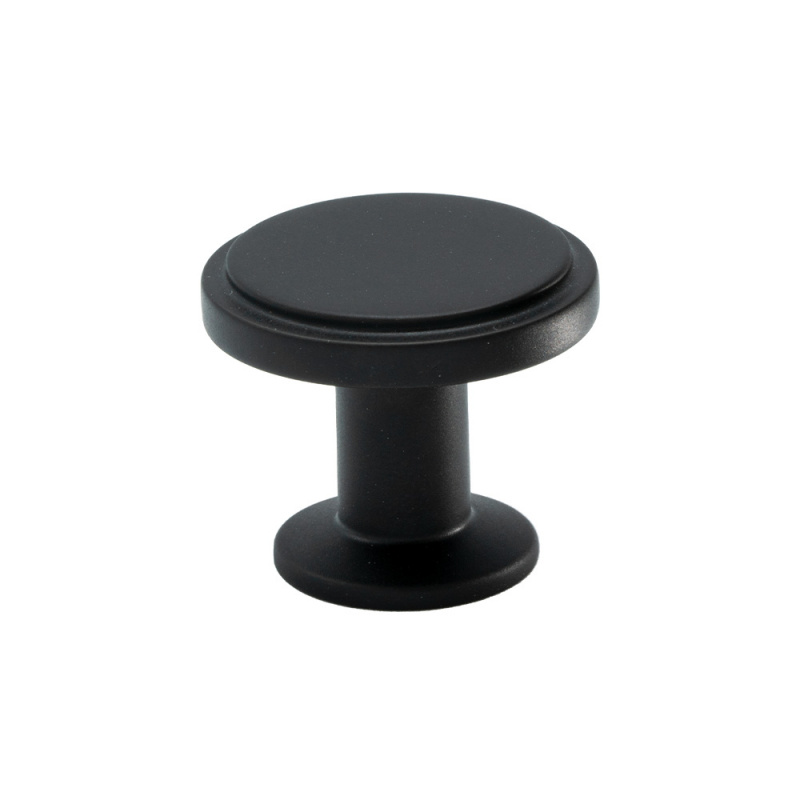 Knob Uno Matt black