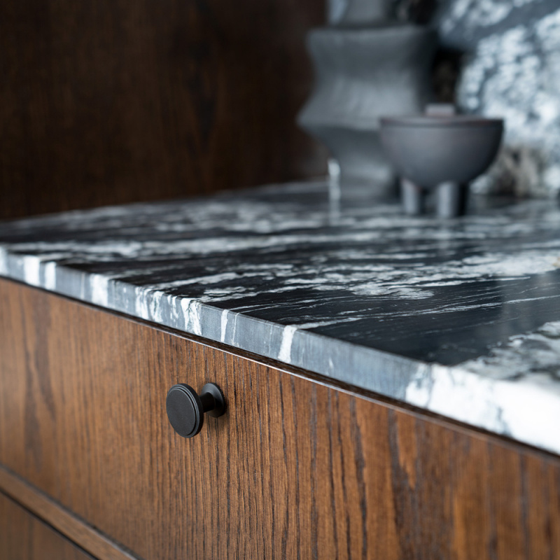 Knob Uno - 30mm - Matt black