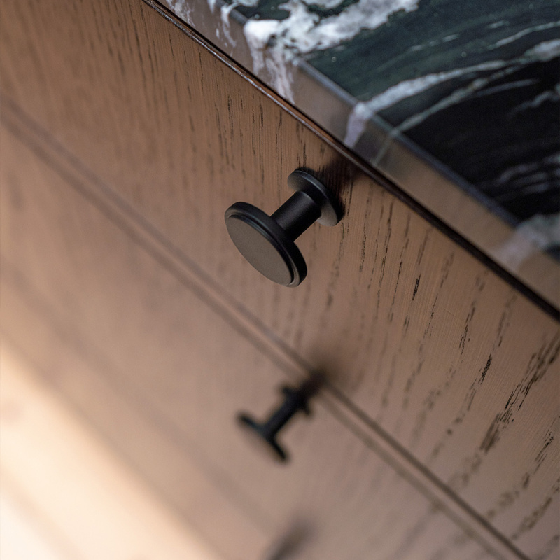 Knob Uno - 30mm - Matt black