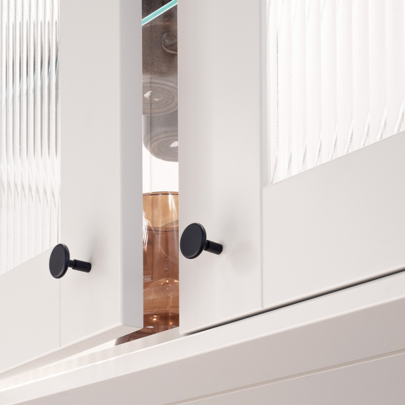 Knob Spira - 24mm - Matt black