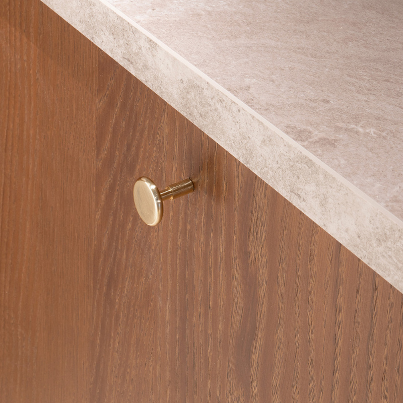 Knob Spira - 24mm - Polished brass