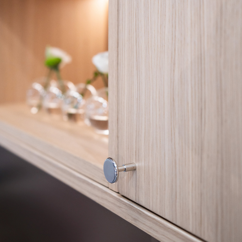 Knob Spira - 24mm - Nickel plated