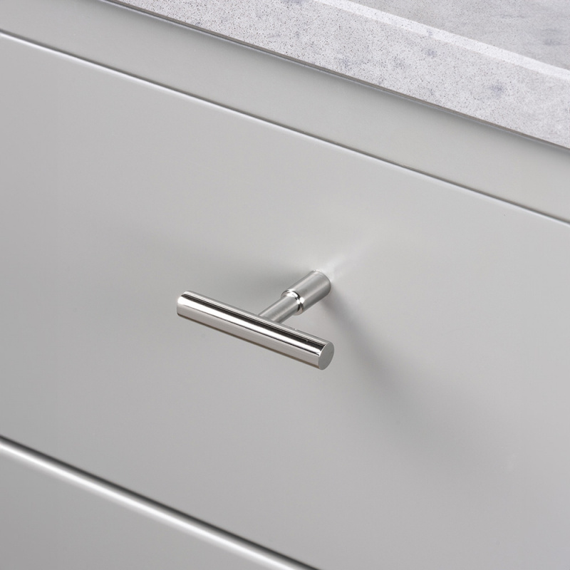 Knob T Spira - Nickel plated