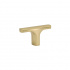 Knob T Ethel - Brushed brass Knob T Ethel - Brushed brass