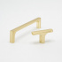 Knob T Ethel - Brushed brass Knob T Ethel - Brushed brass