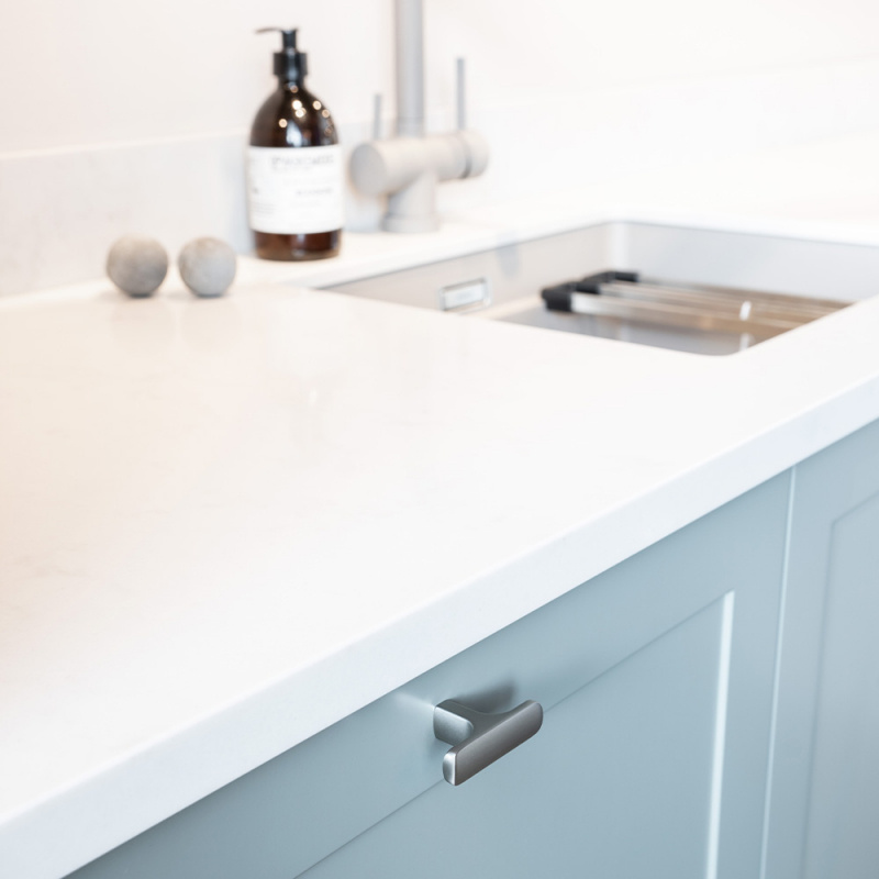 Knob T Ethel - Stainless steel look